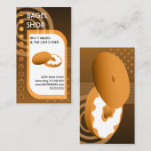 Carte De Fidélité oranges de loyauté bagel (Devant / Derrière)