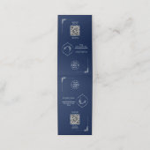 Carte De Fidélité Pancarte de table QR Code pour Iftar Ramadan Karee (Extérieur déplié)