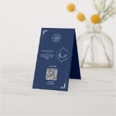 Carte De Fidélité Pancarte de table QR Code pour Iftar Ramadan Karee (Dos)