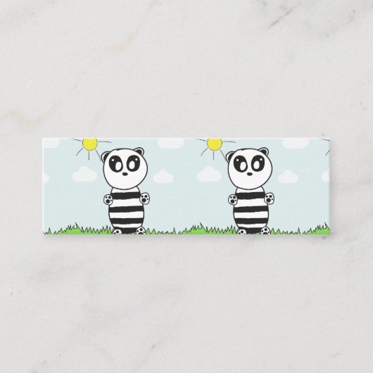 Carte De Fidélité Panda Kids (Devant)