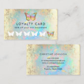 carte de fidélité papillon (Devant / Derrière)