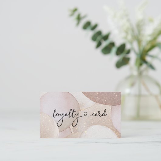 Carte de fidélité Parties scintillant 10 clous Las (Debout devant)