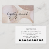 Carte de fidélité Parties scintillant 10 clous Las (Devant / Derrière)