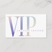 Carte De Fidélité Parties scintillant minimale et luxe brillant viol (Devant)