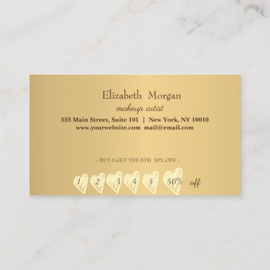 Carte De Fidélité Parties scintillant moderne élégant Bokeh, Cadre,  (Dos)