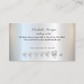 Carte De Fidélité Parties scintillant professionnelle moderne élégan (Dos)