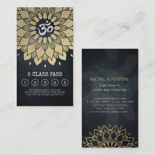 Carte de fidélité Pass Classe d'instructeur de méd (Devant / Derrière)