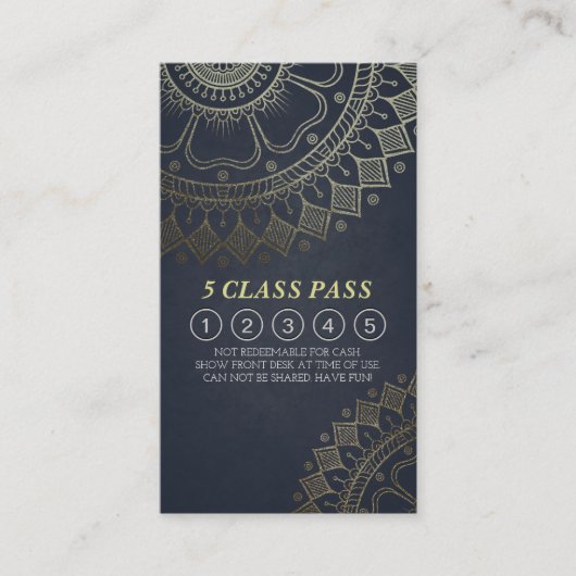 Carte de fidélité Pass Classe d'instructeur de méd (Devant)