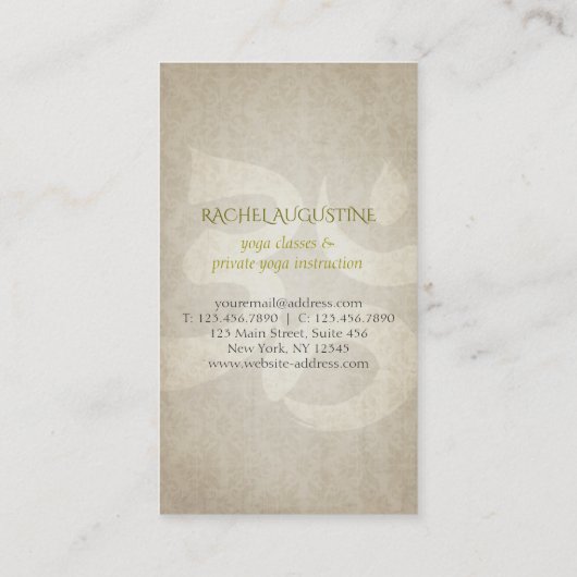 Carte de fidélité Pass Classe d'instructeur de méd (Dos)