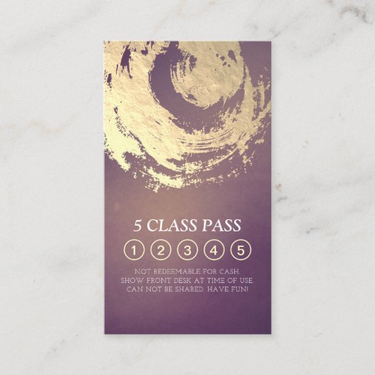 Carte de fidélité Pass Classe d'instructeur de méd (Devant)