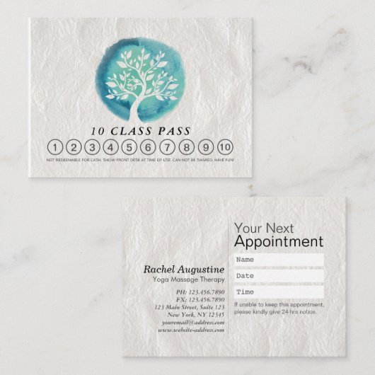 Carte de fidélité Pass Classe d'instructeur de méd (Devant / Derrière)