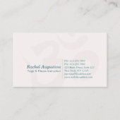 Carte de fidélité Pass Classe d'instructeur de méd (Dos)