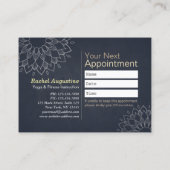 Carte de fidélité Pass Classe d'instructeur de méd (Dos)