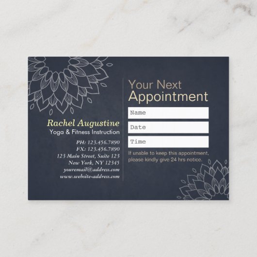 Carte de fidélité Pass Classe d'instructeur de méd (Dos)