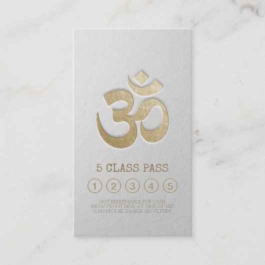Carte de fidélité Pass Classe d'instructeur de méd (Devant)
