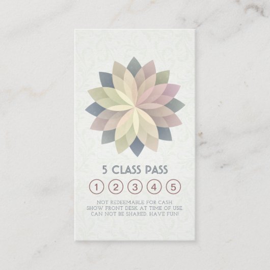 Carte de fidélité Pass Classe d'instructeur de méd (Devant)