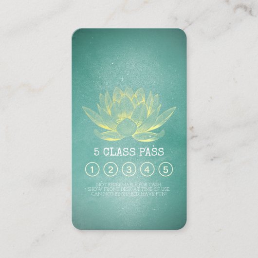 Carte de fidélité Pass Classe d'instructeur de méd (Devant)