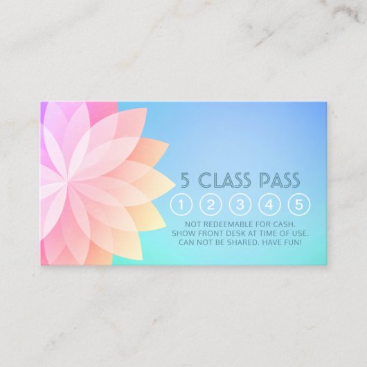 Carte de fidélité Pass Classe d'instructeur de méd (Devant)
