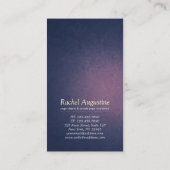 Carte De Fidélité Passe de méditation de classe d'instructeur de yog (Dos)