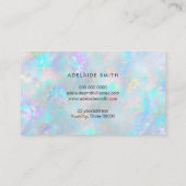 carte de fidélité pastel couleurs opal texture (Dos)