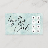 Carte de fidélité Pastel Green QR Code (Devant)