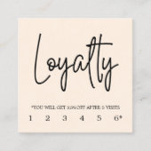 Carte de fidélité Pastel moderne et élégant (Devant)