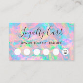 carte de fidélité pastel opal texture (Devant)