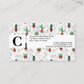 Carte De Fidélité Patters de Green Terracotta Cactus (Dos)