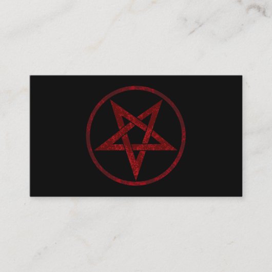 Carte De Fidélité Pentagram Red Devil (Devant)