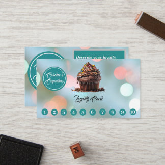 Carte de fidélité personnalisable Boulangerie Cupc