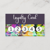 Carte de fidélité personnalisée (Dos)