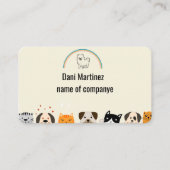 Carte de fidélité personnalisée Grooming (Devant)