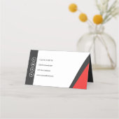 Carte de fidélité personnalisée pour entreprise (Dos)