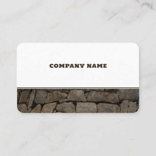 Carte De Fidélité Pierre Brown rustique (Dos)