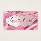 Carte de fidélité Pink Ages Faux Foil (Devant)