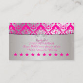 Carte De Fidélité PixDezines récompense de fidélité/sabine damask (Dos)