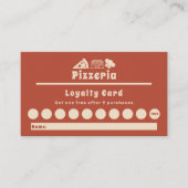 Carte de fidélité Pizzeria (Devant)