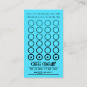 Carte De Fidélité plante d'or de café (Dos)