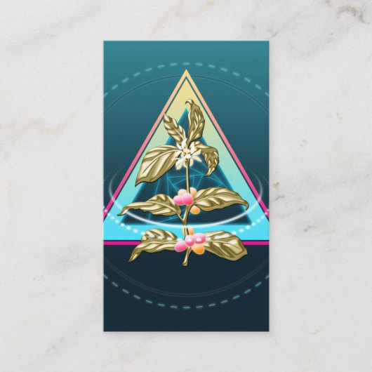 Carte De Fidélité plante d'or de café (Devant)