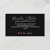 Carte de Fidélité Plate 3,5" x 2,0" (Dos)