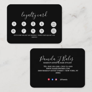 Carte de Fidélité Plate 3,5" x 2,0"