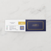 Carte de fidélité pliée (Extérieur déplié)