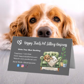 Carte de fidélité pliée