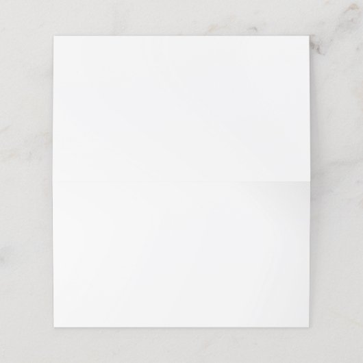 Carte de fidélité pliée (Extérieur déplié)