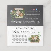 Carte de fidélité pliée (Extérieur déplié)