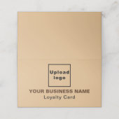 Carte de fidélité pliée Brown Affaires (Extérieur déplié)
