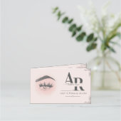 Carte de fidélité pliée Eyelash (Devant)