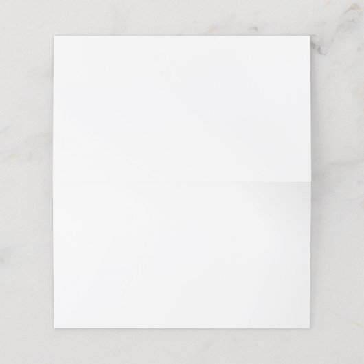 Carte de fidélité pliée horizontale (Extérieur déplié)