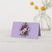 Carte de fidélité pliée Violettes 20 points (Dos)