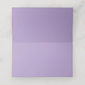 Carte de fidélité pliée Violettes 20 points (Intérieur déplié)